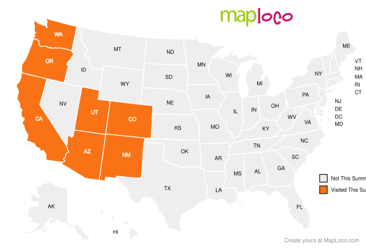 States I Visited This Summer preview